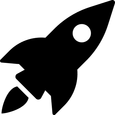 Rocket launch icon